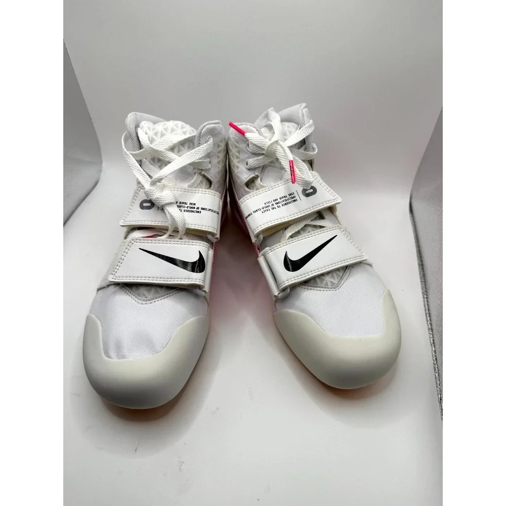 Nike Zoom Javelin Elite 3‎ AJ8119-101 Mens 9.5 White Pink Track & Field Shoes